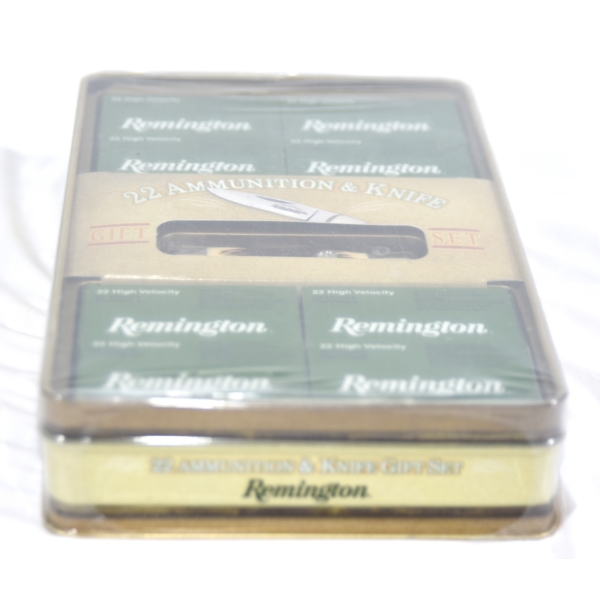 .22 Remington Ammunition and Knife Gift Set