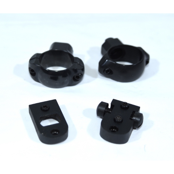 Model 70 Standard Turn In Bases & 1 Set Burris turn In 1" Medium Rings 