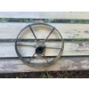 Image 2 : 4 Vintage Metal Spoked Implement Wheels