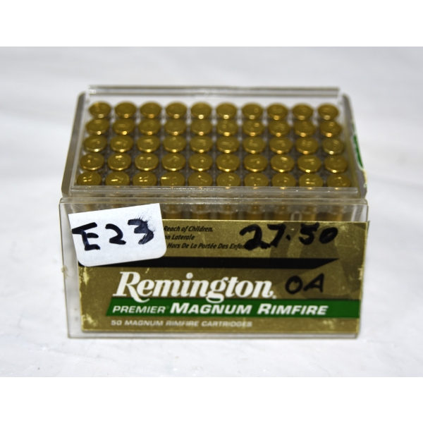 50 Rounds Rem 17 HMR 17gr V Max Boat Tail Ammunition