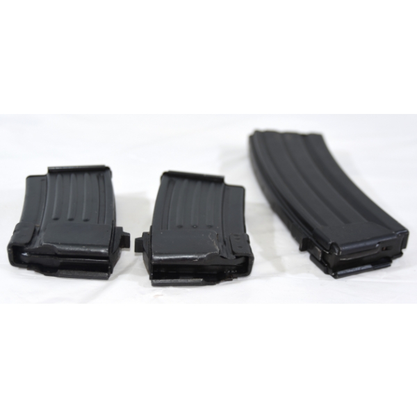 3 Russian Rifle Pinned To 5 Round 7.62x39 Caliber Magazines