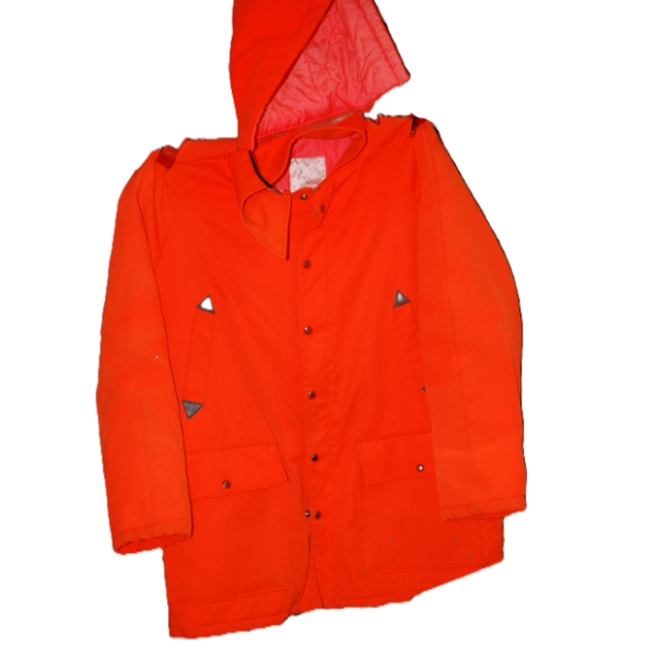  Vintage Fleetwood Sportswear Blaze Orange Hunting Jacket XL