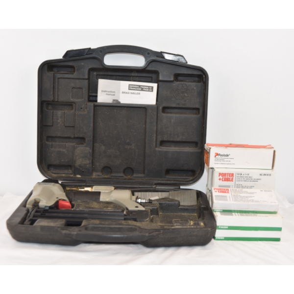 Brad Nailer with 9 Boxes of Nails