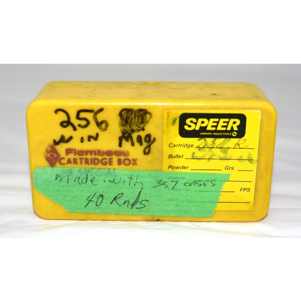 40 Rounds Winchester 256 Magnum Reloaded Ammunition