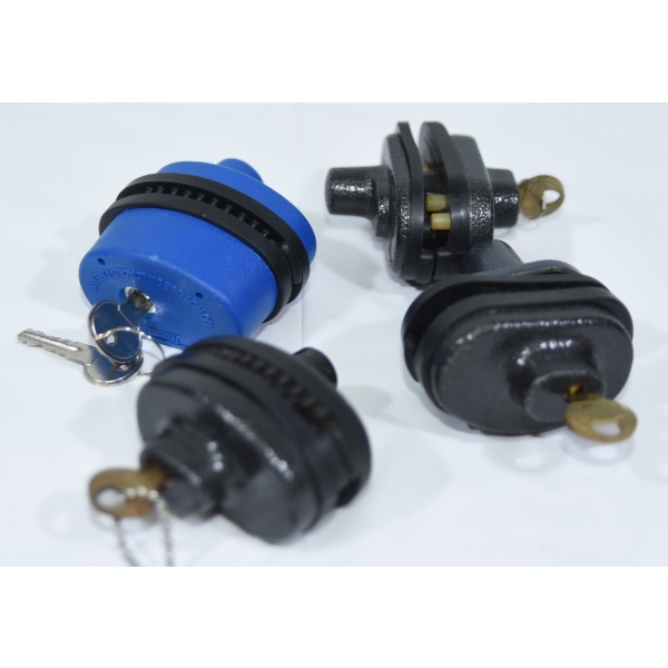3 Black Trigger Gun Lock & 1 Blue Trigger lock With Keys 
