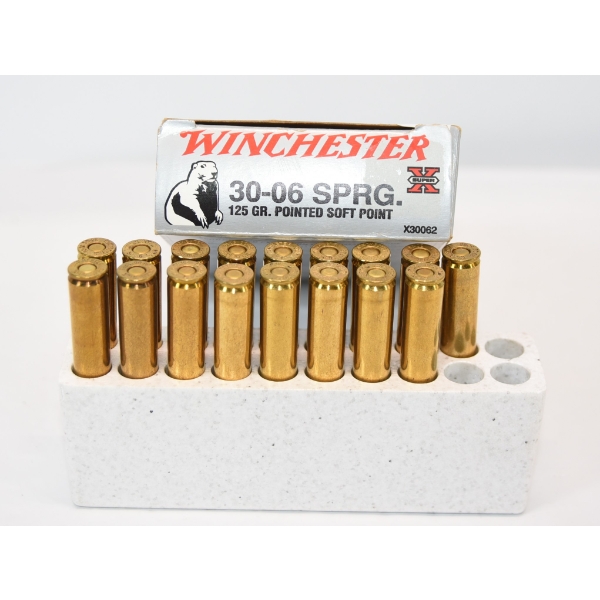 17 Rounds Winchester 30-06 125gr PSP Ammunition