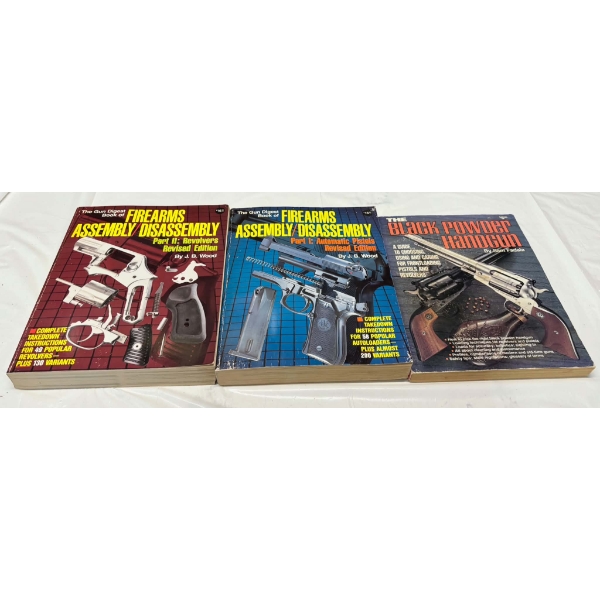 3 Assorted Firearm Books 