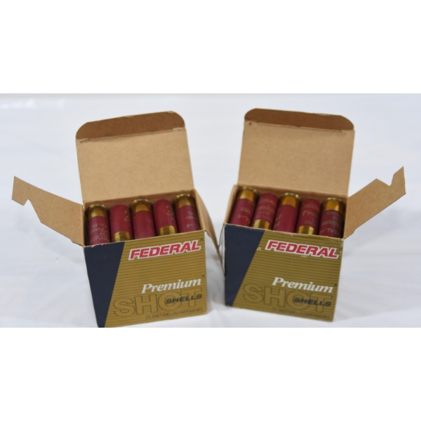 50 Rounds Federal Premium Magnum 12 Gauge 2-3/4" #4 Shot Ammunition 