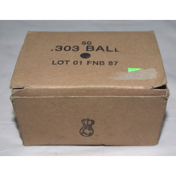 50 Rounds RNB .303 Ball Ammunition 