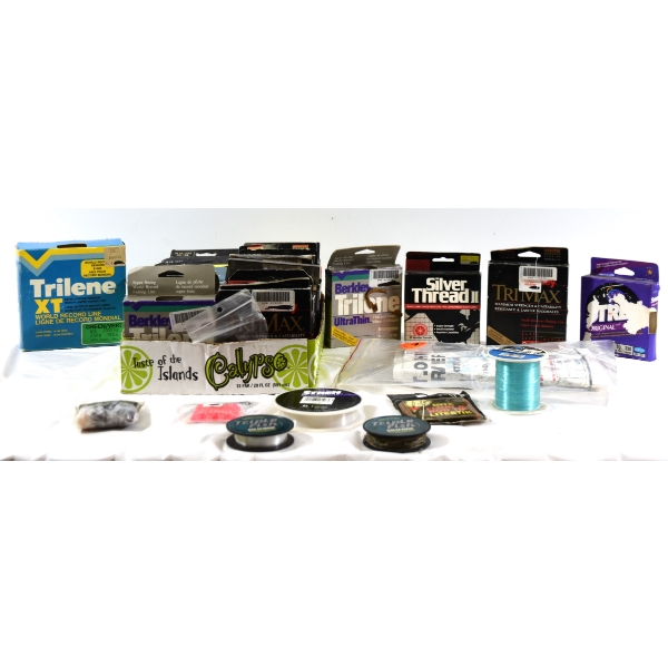 Box Lot Fishing Line & Map