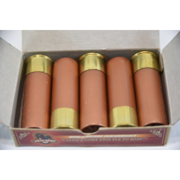 5 Rounds Hevi- Shot 12 Gauge 3" #5 Shot Ammunition
