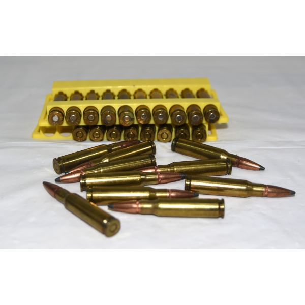 28 Rounds .308 Win 180gr S.P. &P S.P. Reloaded Ammunition