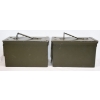 Image 3 : 2 Military Style Steel Ammunition Cans