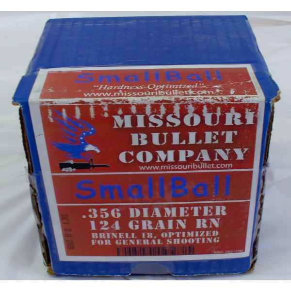 4.18Kg Missouri  - .356 Diameter 124 Grain Ammunition 