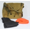 Image 1 : World Famous" Canvas Satchel, Black Gloves, Orange Knit Hat