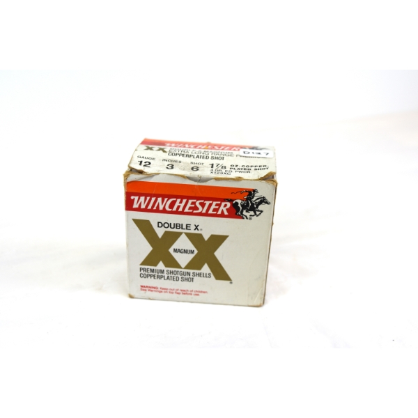 18 Rounds Winchester Double X 12 gauge 3" #6 1 7/8oz Factory Shot Shells