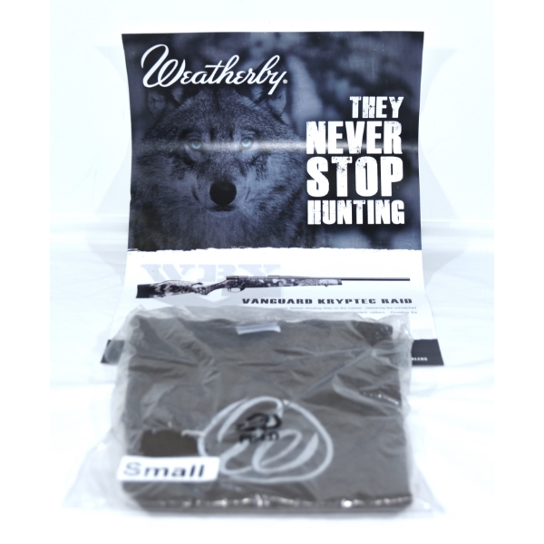 New Weatherby T-Shirt & Small Weatherby Rifle Poster