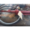 Image 2 : Red Double-Acting Hydraulic Cylinder with Hoses & Clevis Rod