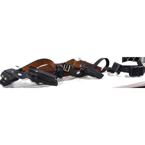 Box Lot Leather Ammunition Belts