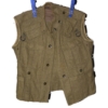 Image 4 : Olive Green Long Sleeve & Vintage Military Wool Vest 