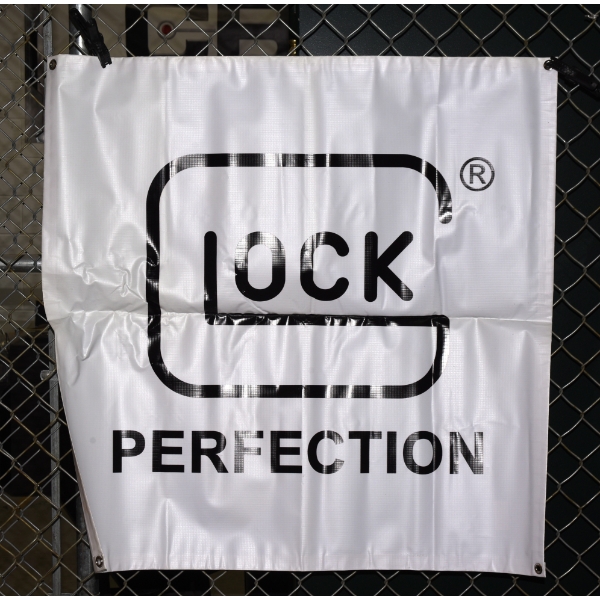 1- Glock Vinyl Banner, 1- Federal Ammo Print