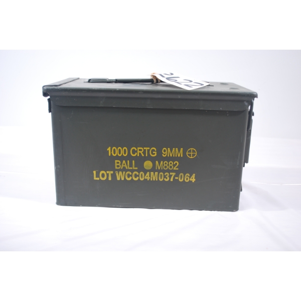Ammunition Can Full of Assorted 9mm Luger Shot Brass