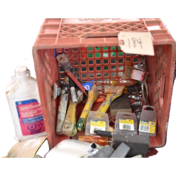 Box Lot of Wall Prep and Misc. Tools