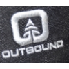 Image 3 : Outbound Hiking Back Pack In Black And Red With Grey Straps 