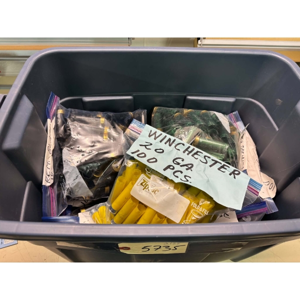 9kg Tub of Assorted Brand 12 Gauge & 20 Gauge Hulls