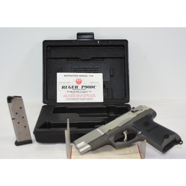 Ruger Model P90DC Semi Automatic .45 ACP Caliber Handgun