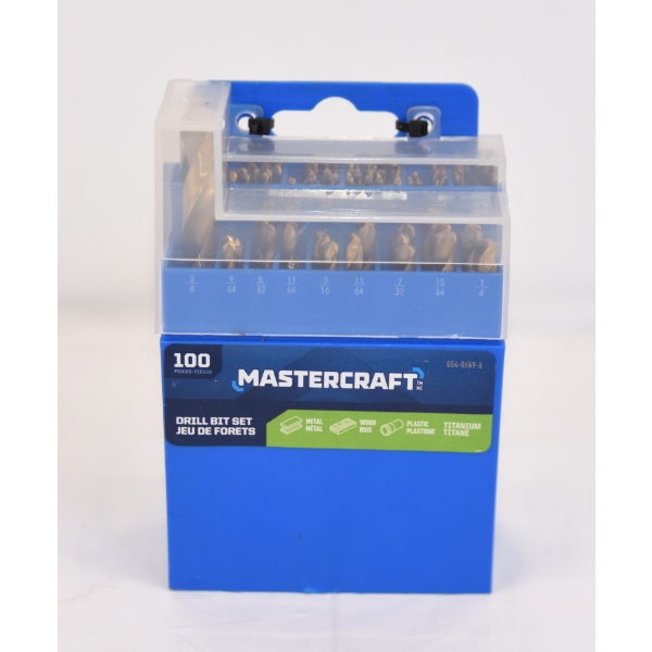 Mastercraft 100 Piece Drill Bit Set 