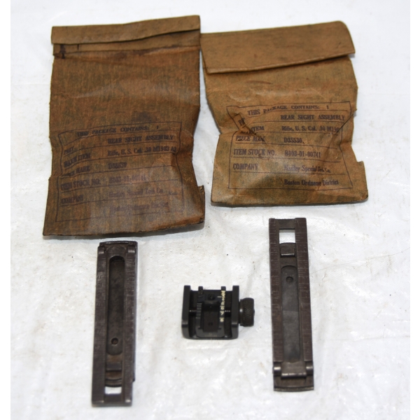 1903 Springfield Rifle Rear Sights & Sight Parts