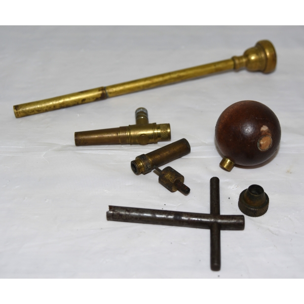 Box Vintage Black Powder Related Items - See Description