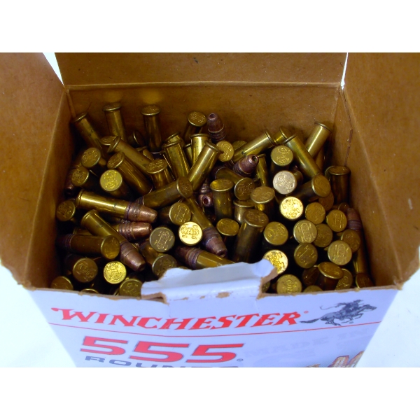 555 Rounds Winchester 22 LR H.P. Copper Ammunition