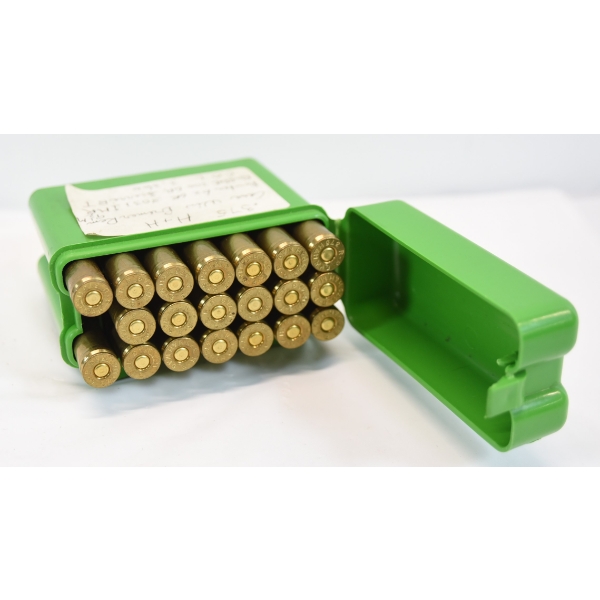 20 Rounds R.P. .375 H&H Magnum Caliber Reloaded Ammunition Case-Gard Container