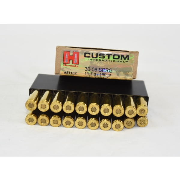 17 Rounds Hornady30-06 SPRG Ammunition & 3 Pieces Shot Brass