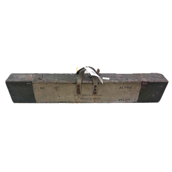 Original Canadian Lee Enfield No. 7 Wood Transit Box