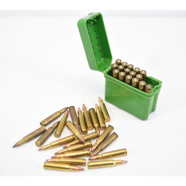35 Rounds Assorted Brands .222 Rem Caliber Ammunition