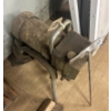 Image 1 : Portable Electric Capstan Winch / Cable Puller on Stand + Long-Handled Scraper