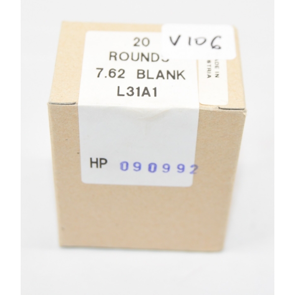 20 Rounds 7.62 Blank Cartridges (308 Win)
