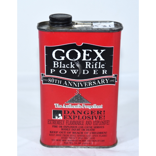 FFG Goex Black Rifle Powder, 3/4lb 