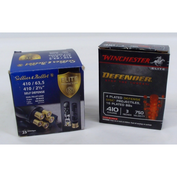 35 Rounds Mixed 410 Gauge Ammunition