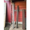 Image 2 : Farm Steel Lot: Green Steel Fence Posts, (3) Galvanized Pipes & Heavy Steel Angle Iron