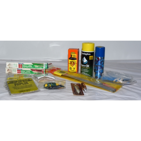 Box Lot Gun Cleaning Supplies