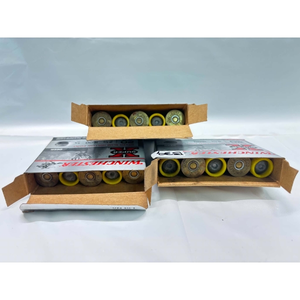 15 Rounds Winchester 20ga 2 3/4" Rifled Slugs 