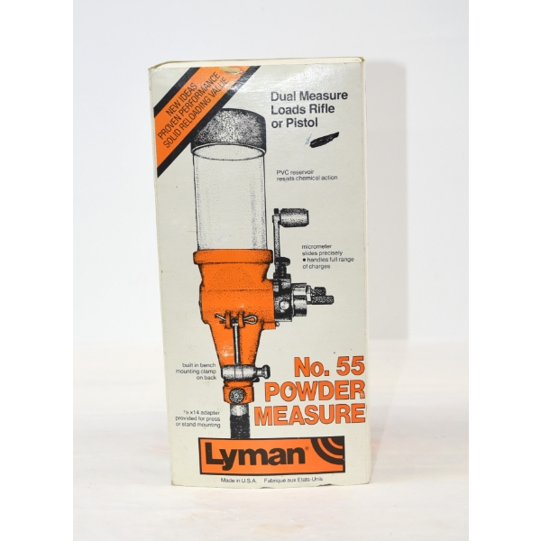 Lyman No. 55 Powder Measure In Box