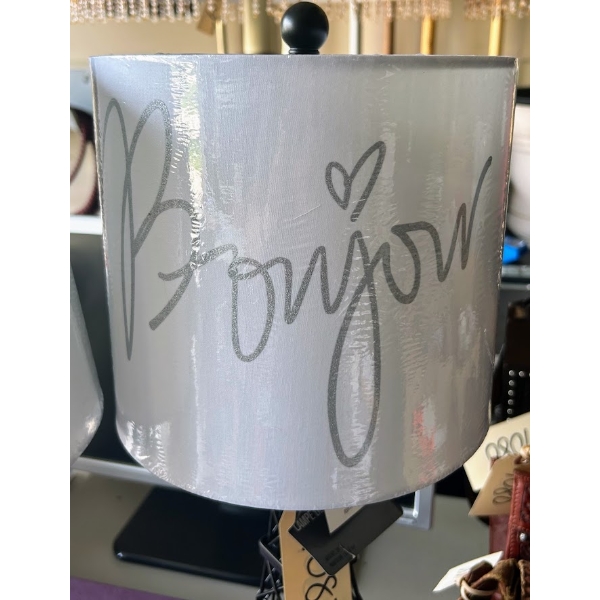 Paris France Inspired Accent Lamps 