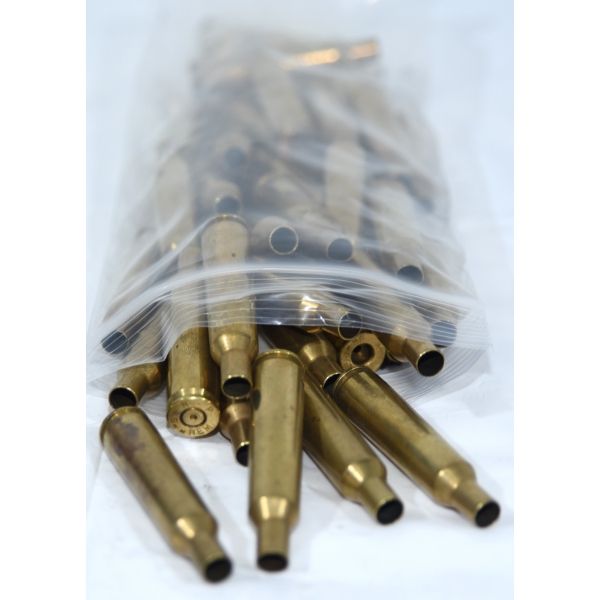 38 Pieces Assorted Brand 6mm Rem Shot Brass