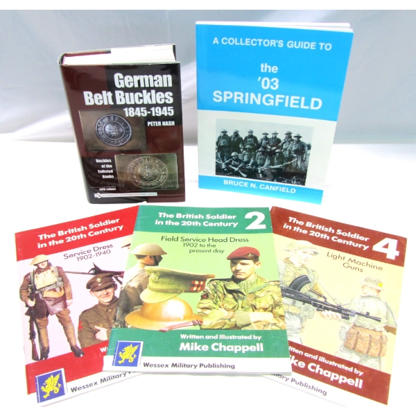 Box Lot 5 Military Books And Magazines