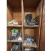 Image 9 : 3-Door Plywood Shop Cabinet w/ Contents